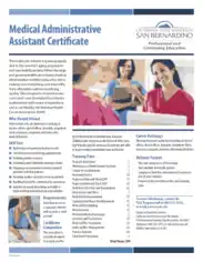 Medical Administrative Assistant Certificate Template