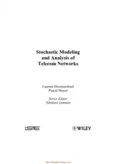 Free Download PDF Books, Stochastic Modeling And Analysis Of Telecoms Networks Book