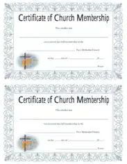 Free Download PDF Books, Church Membership Certificate Template
