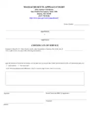 Service Certificate PDF Template