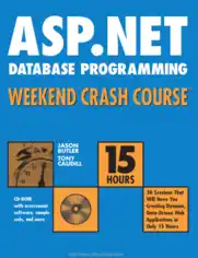 ASP.Net Database Programming Weekend Crash Course, Pdf Free Download