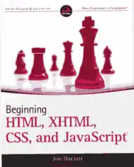 Free Download PDF Books, Beginning HTML XHTML CSS And JavaScript, Pdf Free Download