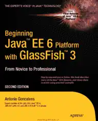 Free Download PDF Books, Beginning Java Ee 6 With Glassfish 3 2nd Edition