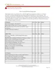 DIY Home Inspection Checklist Form Template