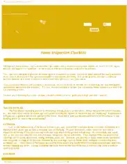 Home Inspectot Directory Inspection Checklist Form Template