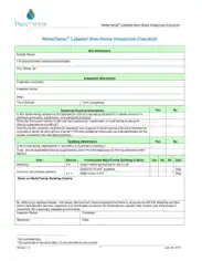 New Home Inspection Checklist Form Template