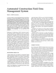 Automated Construction Field Data Management Report Template