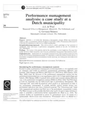 Performance Management Analysis Report Template