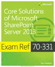 Core Solutions Of Microsoft Share Point Server 2013, Pdf Free Download