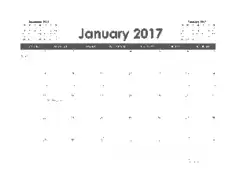 Excel Monthly Task Calendar Example Template