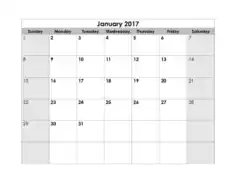 Free Download PDF Books, Free Monthly Printable Blank Calendar Template