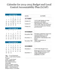 Sample 3 Month Budget Calendar Template