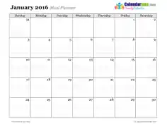 Free Download PDF Books, Sample Monthly Meal Calendar Template