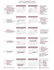 Free Download PDF Books, Editable School Yearly Calendar Template