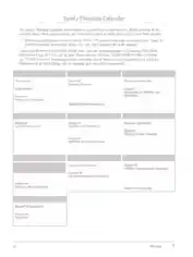 Free Download PDF Books, Sample Yearly Planning Calendar Template
