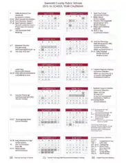 Free Download PDF Books, Yearly School Calendar Template