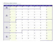 Free Download PDF Books, Weekly Blank Calendar Template