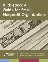 Free Download PDF Books, Small NonProfit Organization Financial Statement Template