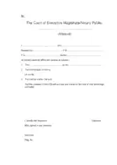 Free Download PDF Books, Birth Certificate Affidavit Template