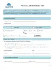 Free Download PDF Books, Employee Payroll Authorization Form Template