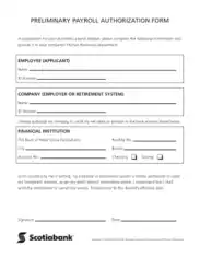 Free Download PDF Books, Preliminary Payroll Authorization Form Template