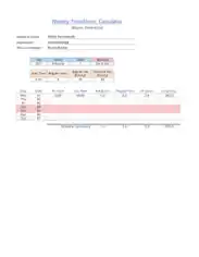 Excel Timesheet Payroll Calculator Template