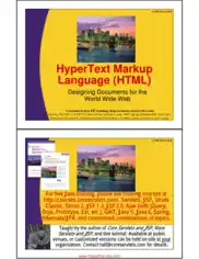 Free Download PDF Books, HTML Language Designing Documents For The World Wide Web