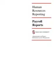 HR Payroll Register Template