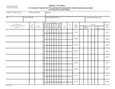 Free Download PDF Books, Weekly Payroll Sample Template