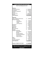 Free Download PDF Books, Operating Budget PDF Template