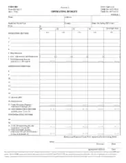 Operating Budget to Print Template