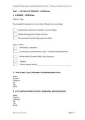 Sample Details for Construction Project Proposal Template