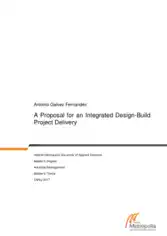 Sample Integrated Design Build Project Proposal Template
