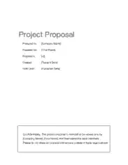 Free Download PDF Books, Information Technology Project Proposal Template