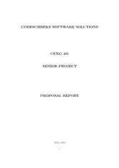 Free Download PDF Books, Software Project Proposal Report Template