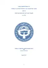Agricultural Productivity Project Proposal Template
