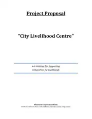 Free Download PDF Books, Community Livelihood Project Proposal Template