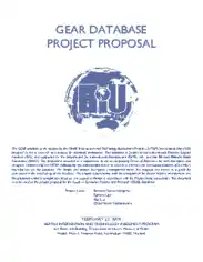 Free Download PDF Books, Gear Database Project Proposal Template