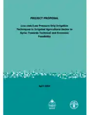 Free Download PDF Books, Small Scale Irrigation Project Template