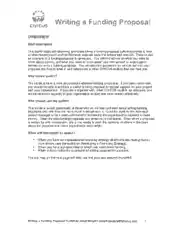 Free Download PDF Books, Project Funding Proposal Letter Template