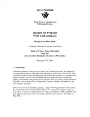 Free Download PDF Books, Project Proposal Cost Estimation Template