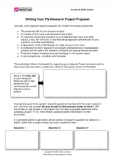Free Download PDF Books, Research Project Proposal Example Template