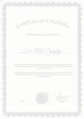 Formal Graduation Certificate of Completion Template