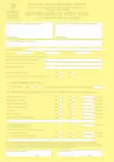 Rent Paid Certificate Form Template