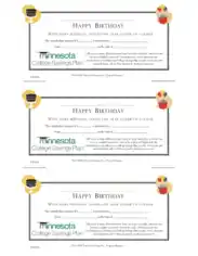 Free Download PDF Books, Birthday Gift Certificate Sample Template