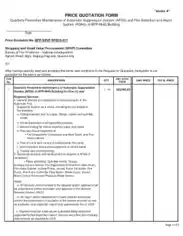 Free Download PDF Books, Bureau of Fire Protection Service Quotation Template