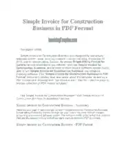 Free Download PDF Books, Construction Project Quotation Template