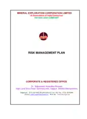 Free Download PDF Books, Mineral Risk Management Plan Template