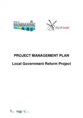 Free Download PDF Books, Local Government Reform Project Management Plan Sample Template