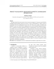 Project Management Research and Development Template